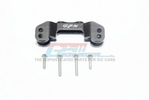 GPM RK008F ALUMINUM FRONT UPPER MOUNT FOR UPPER ARM LINKS LOSI 1/10 ROCK REY LOS03009T1/T2 - black - RK008F-BK