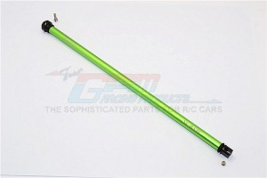 GPM SLA025LCG ALUMINIUM MAIN SHAFT WITH HARD STEEL ENDS TRAXXAS SLASH 4X4 & LOW-CG 68086-2 - Green - SLA025LCG-G