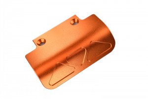 GPM RUS003F ALLOY FRONT BUMPER TRAXXAS RUSTLER VXL - Orange - RUS003F-OR