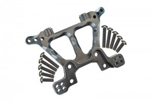 GPM SLA028 ALLOY FRONT SHOCK TOWER TRAXXAS SLASH 4X4 & LOW-CG 68086-2 - Gun silver - SLA028-GS