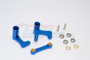 GPM RUS048 ALLOY STEERING ASSEMBLY WITH BEARINGS TRAXXAS RUSTLER VXL - Blue - RUS048-B
