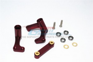 GPM RUS048 ALLOY STEERING ASSEMBLY WITH BEARINGS TRAXXAS RUSTLER VXL - RUS048-BR