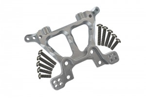 GPM SLA028 ALLOY FRONT SHOCK TOWER TRAXXAS SLASH 4X4 & LOW-CG 68086-2 - Silver - SLA028-S