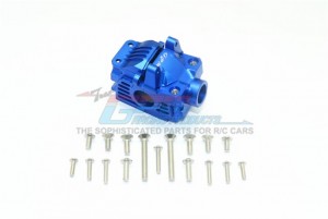 GPM RUS4012 ALUMINUM FRONT GEAR BOX TRAXXAS 1/10 RUSTLER 4X4 VXL 67076-4 - Blue - RUS4012-B