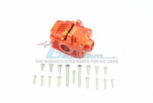 GPM RUS4012 ALUMINUM FRONT GEAR BOX TRAXXAS 1/10 RUSTLER 4X4 VXL 67076-4 - Orange - RUS4012-OR