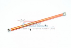 GPM RUS4025S STAINLESS STEEL W/ ALUMINUM CENTER DRIVE SHAFT TRAXXAS 1/10 RUSTLER 4X4 VXL 67076-4 - Orange - RUS4025S-OR