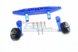 GPM RUS4040R ALUMINUM REAR ADJUSTABLE WHEELIE TRAXXAS 1/10 RUSTLER 4X4 VXL 67076-4 - Blue - RUS4040R-B