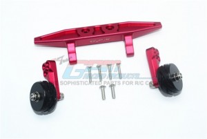GPM RUS4040R ALUMINUM REAR ADJUSTABLE WHEELIE TRAXXAS 1/10 RUSTLER 4X4 VXL 67076-4 - Red - RUS4040R-R