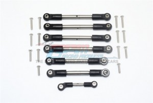 GPM RUS4160S-OC STAINLESS STEEL THICKENED TIE RODS TRAXXAS 1/10 RUSTLER 4X4 VXL 67076-4 - Steel - RUS4160S-OC-BEBK