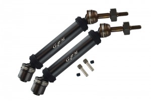 GPM SRUS41277RH HARDEN STEEL #45 REAR AXLE W. ALLOY BODY TRAXXAS 1/10 RUSTLER 4X4 VXL 67076-4 - BLACK - SRUS41277RH-BK