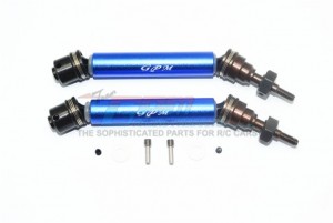 GPM SRUS41280FH HARDEN STEEL #45 FRONT AXLE W. ALLOY BODY TRAXXAS 1/10 RUSTLER 4X4 VXL 67076-4 - BLUE - SRUS41280FH-B