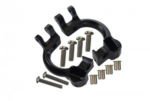 GPM MAG019 ALUMINUM FRONT C HUBS ARRMA 1/10 GRANITE 4X4 MEGA MOSTER TRUCK - BLACK - MAG019-BK