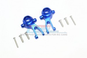 GPM MAG021 ALUMINUM FRONT KNUCKLE ARMS ARRMA 1/10 GRANITE 4X4 MEGA MOSTER TRUCK - BLUE - MAG021-B