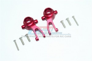 GPM MAG021 ALUMINUM FRONT KNUCKLE ARMS ARRMA 1/10 GRANITE 4X4 MEGA MOSTER TRUCK - RED - MAG021-R