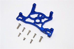 ALUMINIUM SPUR GEAR COVER MOUNT TRAXXAS SLASH 4X4 & LOW-CG 68086-2 - Blue - SLA036LCG-B