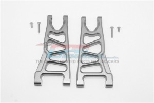 GPM MAG055 ALUMINUM FRONT LOWER ARMS  ARRMA 1/10 GRANITE 4X4 MEGA MOSTER TRUCK - GUN SILVER - MAG055-GS