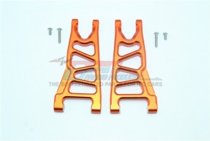 GPM MAG055 ALUMINUM FRONT LOWER ARMS  ARRMA 1/10 GRANITE 4X4 MEGA MOSTER TRUCK - ORANGE - MAG055-OR