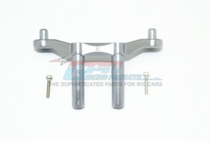 GPM MAG201R ALUMINUM REAR BODY MOUNT & POST ARRMA 1/10 GRANITE 4X4 MEGA MOSTER TRUCK - GUN SILVER - MAG201R-GS
