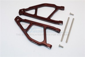 GPM MAN054 ALUMINUM FRONT UPPER ARMS ARRMA 1/8 NERO 6S BLX AR106011/AR106009 - MAN054-BR