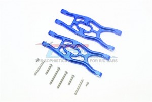 GPM ALUMINUM FRONT/REAR LOWER SUSPENSION ARMS ARRMA 1/10 FAZON VOLTAGE - AR102675AU - MAV055-B