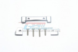 GPM GT008 ALUMINUM FRONT LOWER SUSPENSION MOUNT TRAXXAS 1/10 4WD FORD GT4 TEC 2.0 /  4-TEC 3.0 93054 - GUN SILVER - GT008-GS