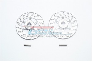 GPM GT010D+1MM ALUMINUM +1MM HEX WITH BRAKE DISK TRAXXAS 1/10 4WD FORD GT4-TEC 2.0 / 4-TEC 3.0 93054 - GUN SIVLER - GT010D+1MM-GS