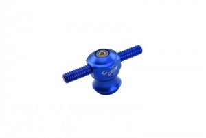 GPM BR005 ALUMINUM FRONT TIE RODS WITH STABILIZER FOR C HUB TEAM LOSI 1/10 BAJA REY DESERT TRUCK LOS03008 - BLUE - BR005-B