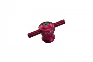 GPM BR005 ALUMINUM FRONT TIE RODS WITH STABILIZER FOR C HUB TEAM LOSI 1/10 BAJA REY DESERT TRUCK LOS03008 - RED - BR005-R