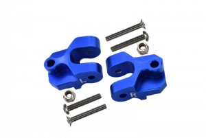 GPM BR009 ALUMINUM REAR LOWER AXLE MOUNT SET FOR SUSPENSION LINKS  LOSI 1/10 BAJA REY DESERT TRUCK LOS03008 - BLUE - BR009-B