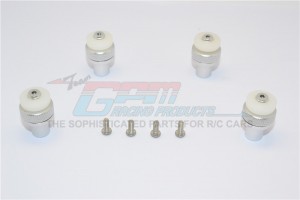 ALUMINIUM FRONT+REAR MAGNET BODY MOUNT (OD15MM MAGNET)  TRAXXAS SLASH 4X4 & LOW-CG 68086-2 - SLA201FRLCG-S