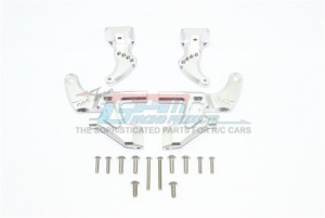 GPM ER2040RAB ALUMINUM REAR WING MOUNT FULL SET 1/10 ELECTRIC 4WD E-REVO VXL BRUSHLESS 86086 - SILVER - ER2040RAB-S