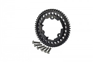 GPM ER2054TS HARDEN STEEL #45 SPUR GEAR 54T (1.0 METRIC PITCH )  1/10 ELECTRIC TRAXXAS 4WD E-REVO VXL BRUSHLESS 86086 - ER2054TS-BK