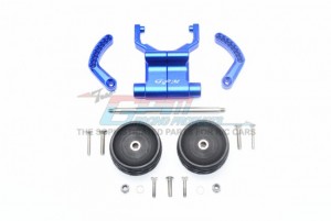 GPM ALUMINUM REAR ADJUSTABLE WHEELIE 1/10 ELECTRIC TRAXXAS 4WD E-REVO VXL BRUSHLESS 86086 - BLUE - ER2040R-B