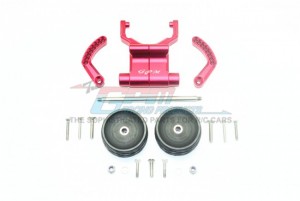 GPM ALUMINUM REAR ADJUSTABLE WHEELIE 1/10 ELECTRIC TRAXXAS 4WD E-REVO VXL BRUSHLESS 86086 - RED - ER2040R-R