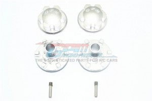 GPM ER2006A ALUMINUM WHEEL HEX CLAW + WHEEL LOCK TRAXXAS 4WD E-REVO VXL BRUSHLESS 86086 - SILVER - ER2006A-S