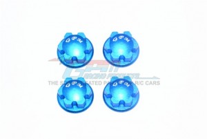 GPM ER2005 ALUMINUM WHEEL LOCK TRAXXAS 4WD E-REVO VXL BRUSHLESS MONSTER 86086 - BLUE - ER2005-B