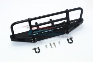 GPM TRX4330FE ALUMINUM ADJUSTABLE FRONT BRUSHGUARD BUMPER  1/10 ELECTRIC 4WD TRX4 DEFENDER TRAIL CRAWLER - BLACK - TRX4330FE-BK