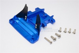 ALUMINIUM REAR GEAR BOX PROTECTOR TRAXXAS SLASH 4X4 & LOW-CG 68086-2 - Blue - SLA331LCG-B