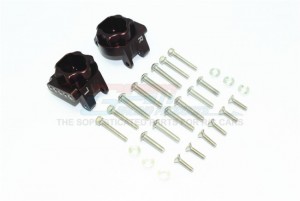 GPM TRX4013CA ALUMINUM REAR GEAR BOX MOUNTS (MULTIPLE POSITIONING HOLES) 1/10 ELECTRIC 4WD TRX4 DEFENDER TRAIL CRAWLER - BROWN - TRX4013CA-BR