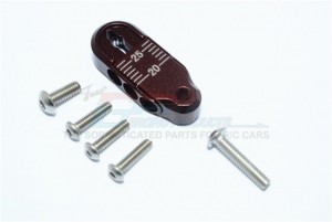 GPM TRX4025TA ALUMINUM ADJUSTABLE SERVO HORN (20-25MM) TRX4 DEFENDER TRAIL CRAWLER - TRX4025TA-BR