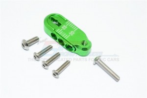 GPM TRX4025TA ALUMINUM ADJUSTABLE SERVO HORN (20-25MM) TRX4 DEFENDER TRAIL CRAWLER - GREEN - TRX4025TA-G