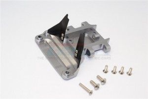 ALUMINIUM REAR GEAR BOX PROTECTOR TRAXXAS SLASH 4X4 & LOW-CG 68086-2 - Gun silver - SLA331LCG-GS
