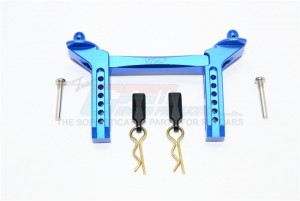 GPM TRX4201F ALUMINUM FRONT BODY MOUNT & POST TRX4 DEFENDER TRAIL CRAWLER - BLUE - TRX4201F-B