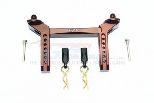 GPM TRX4201F ALUMINUM FRONT BODY MOUNT & POST TRX4 DEFENDER TRAIL CRAWLER - BROWN - TRX4201F-BR