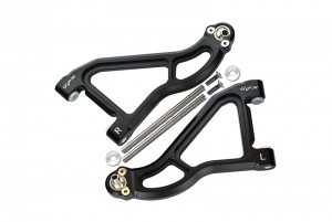 GPM UDR054A ALUMINUM FRONT UPPER SUSPENSION ARM  8531 1/7 UNLIMITED DESERT RACER PRO-SCALE 4X4 85076-4 - BLACK - UDR054A-BK