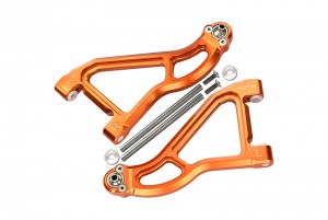 GPM UDR054A ALUMINUM FRONT UPPER SUSPENSION ARM  8531 1/7 UNLIMITED DESERT RACER PRO-SCALE 4X4 85076-4 - ORANGE - UDR054A-OR