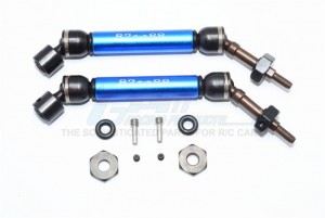GPM SSLA1277RH STEEL ALUMINIUM REAR CVD DRIVE SHAFT WITH 12MMX6MM WHEEL HEX TRAXXAS SLASH 4X4 & LOW-CG 68086-2 - Blue - SSLA1277RH-B