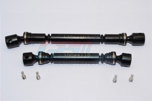 GPM RR237S STEEL #45 FRONT & REAR MAIN DRIVE SHAFT AXIAL RR10 BOMBER - BLACK - RR237S-BK