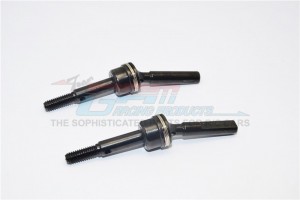 GPM GM1227FS STEEL #45 FRONT CVD DRIVE SHAFT (27MM) 1/10 G-MADE-R1 ROCK BUGGY - GM1227FS-BK