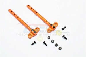 GPM ALUMINIUM FRONT/REAR BODY POST WITH MOUNT  GMADE-R1 ROCK BUGGY - SW201F/R-OR